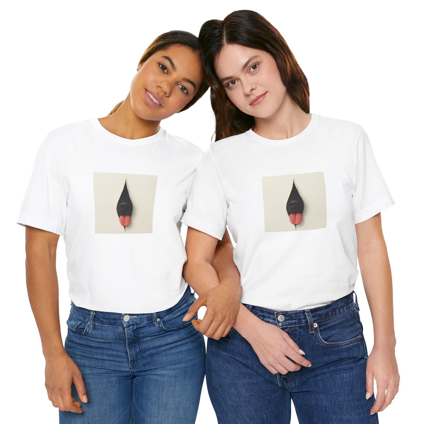 T-Shirt unisex  DOGART - FONTANA - Un dipinto iconico rivisitato con i cani