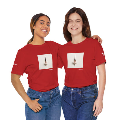 T-shirt unisex CATART - FONTANA - Un dipinto iconico rivisitato con i gatti
