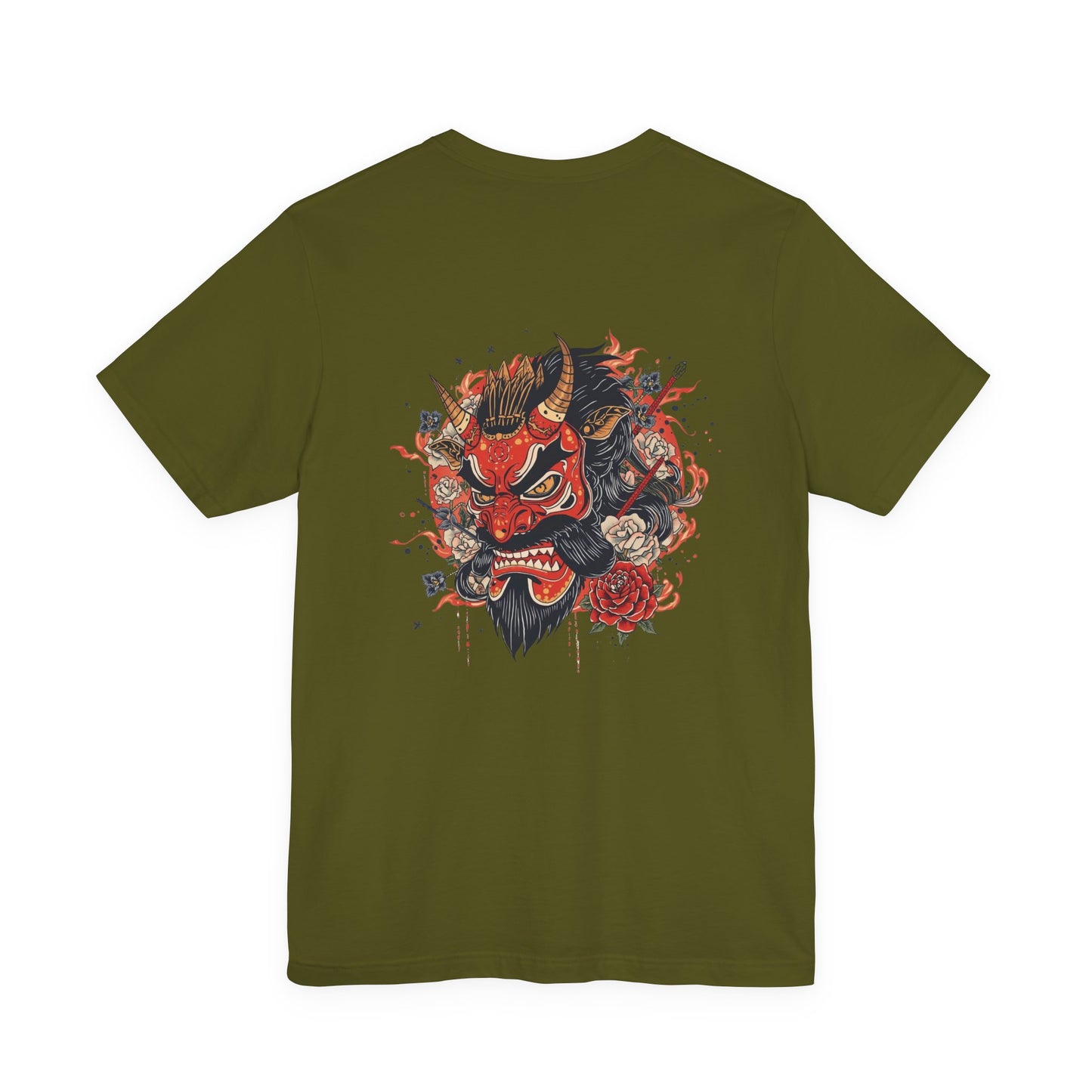 The Bold Oni Mask Streetwear T-Shirt