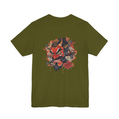 The Bold Oni Mask Streetwear T-Shirt