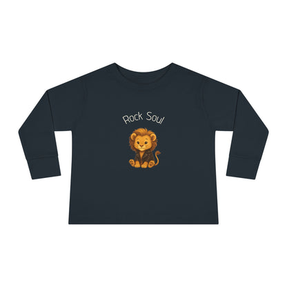Magliette Rock Soul per bambini - Leone - Animali dolci con un ritmo ribelle