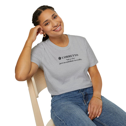 CoffeeTherapy T-Shirt – Irony Is the Best Cure (Right After Coffee)