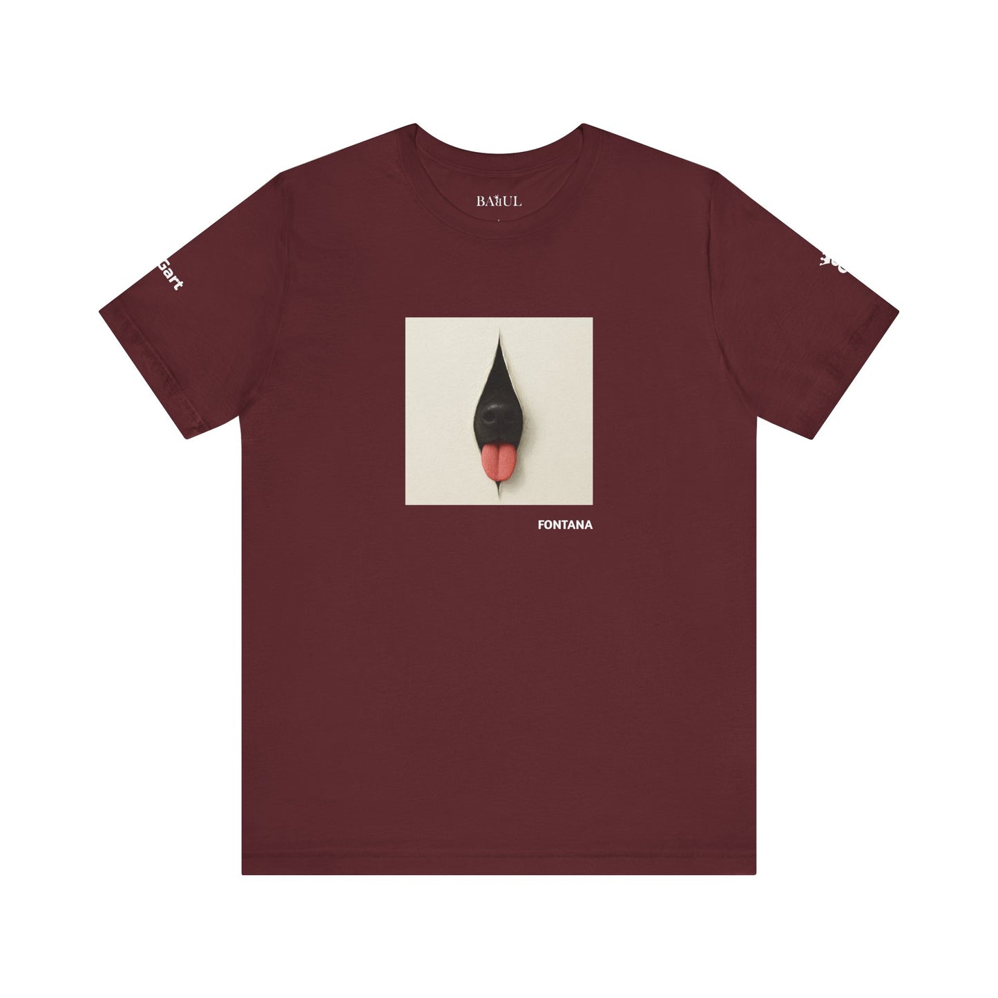 T-Shirt unisex  DOGART - FONTANA - Un dipinto iconico rivisitato con i cani