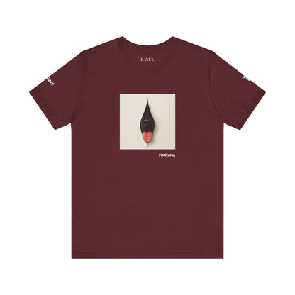 T-Shirt unisex  DOGART - FONTANA - Un dipinto iconico rivisitato con i cani