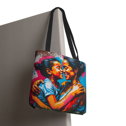 Artistic Surge - Eco-Friendly Canvas Tote Bag - SMILING HUG