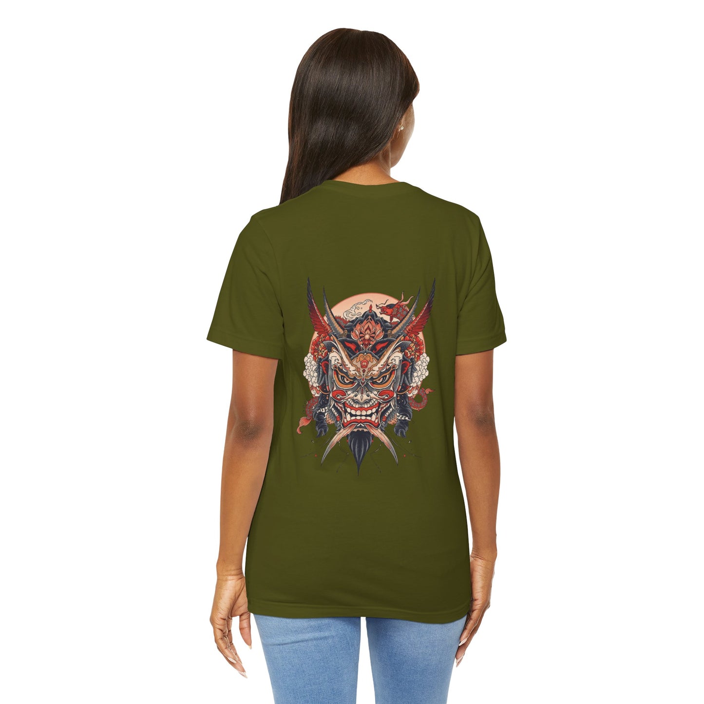 The Bold Oni Mask Streetwear T-Shirt