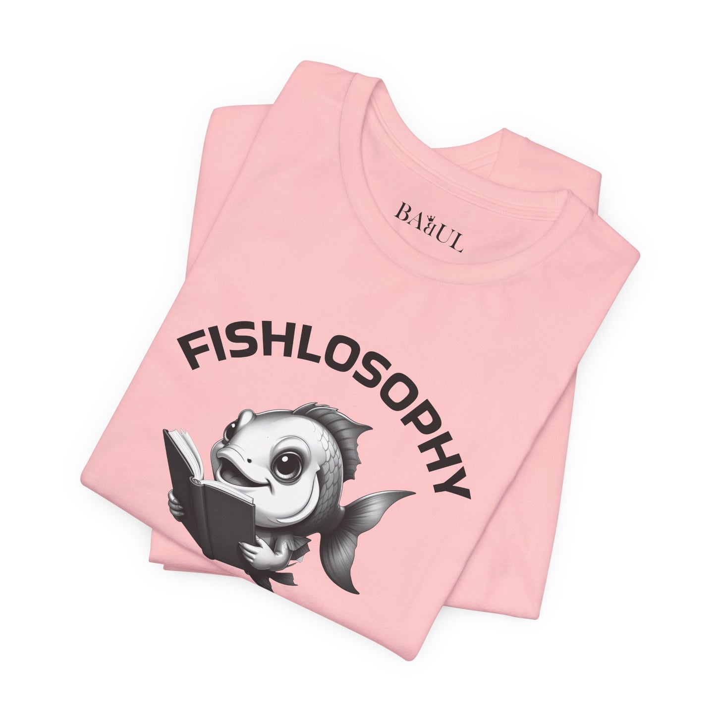 Fishlosophy Unisex Jersey Maglietta a maniche corte – Vedi la vastità anche in piccoli spazi.