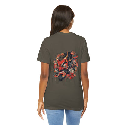 The Bold Oni Mask Streetwear T-Shirt