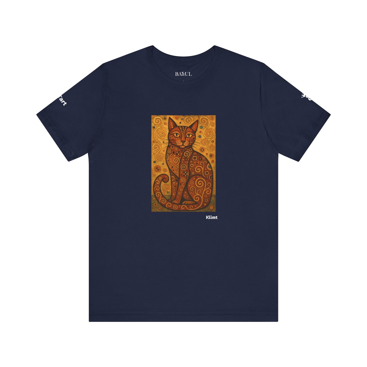 T-shirt unisex CATART - KLIMT - Arte classica, reinterpretata dai gatti.