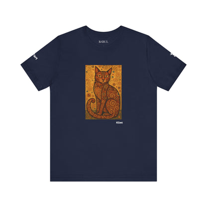 T-shirt unisex CATART - KLIMT - Arte classica, reinterpretata dai gatti.