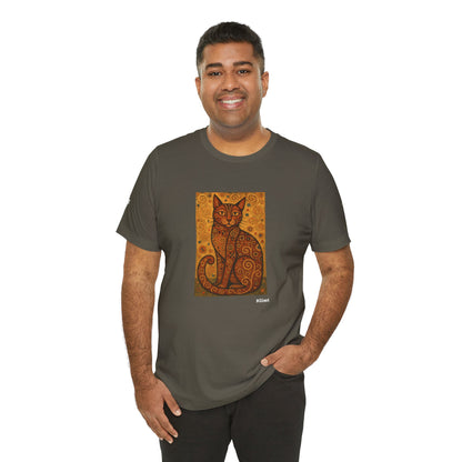 T-shirt unisex CATART - KLIMT - Arte classica, reinterpretata dai gatti.