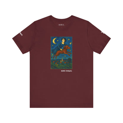 T-Shirt unisex  DOGART - MARC CHAGALL - Un dipinto iconico rivisitato con i cani