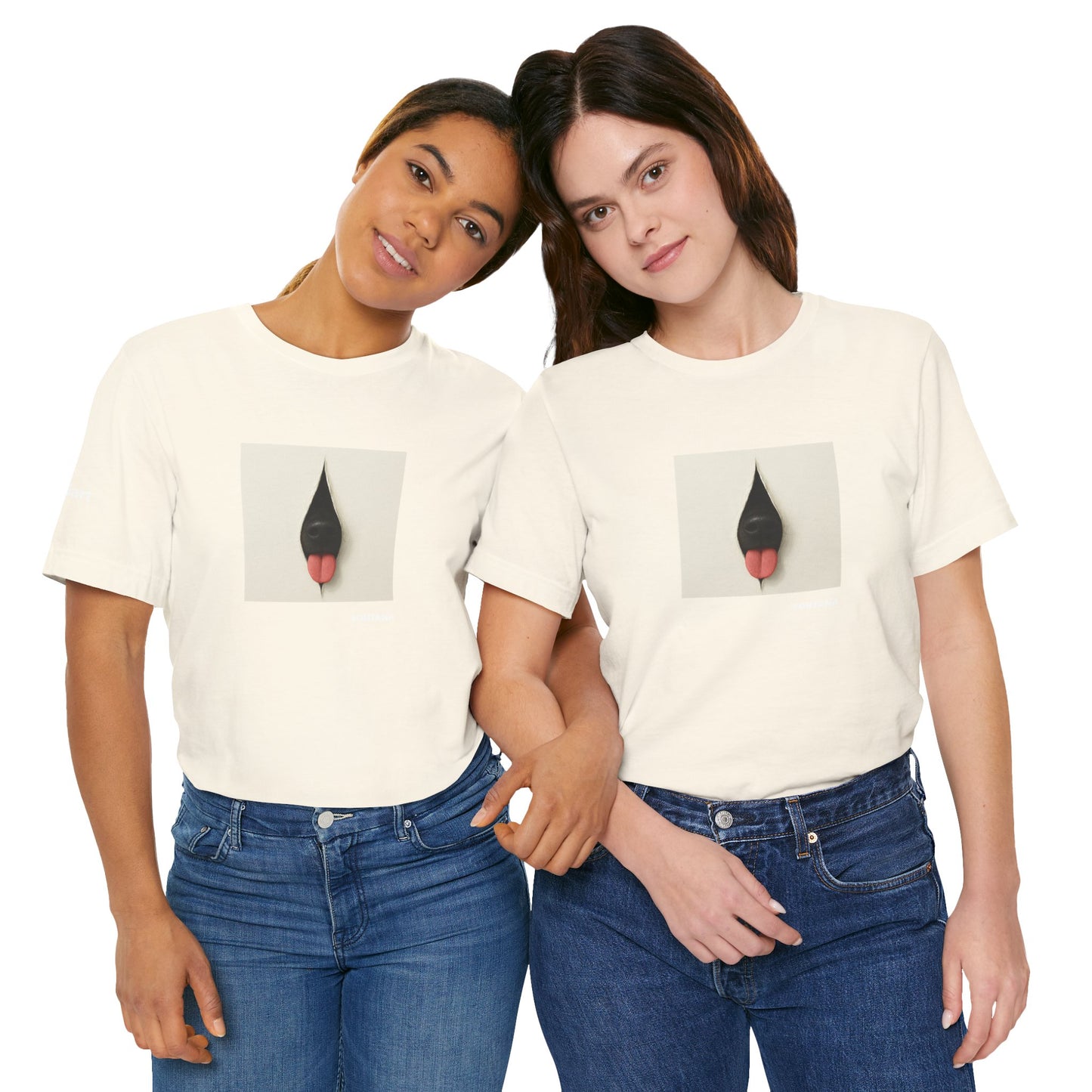 T-Shirt unisex  DOGART - FONTANA - Un dipinto iconico rivisitato con i cani
