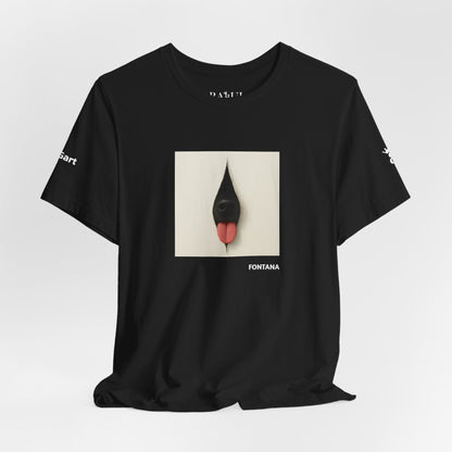 T-Shirt unisex  DOGART - FONTANA - Un dipinto iconico rivisitato con i cani