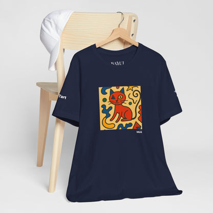 T-shirt unisex CATART - MIRO - Dipinto iconico rivisitato con i gatti