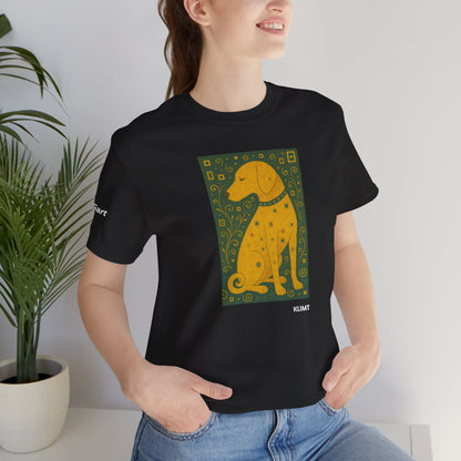 Unisex T-Shirt con cane DOGART  - KLIMT - Dipinto iconico rivisitato con i cani
