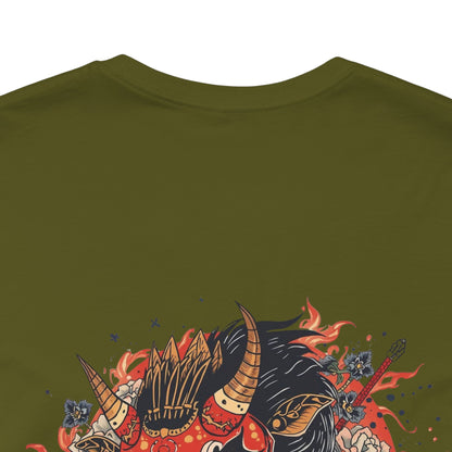 The Bold Oni Mask Streetwear T-Shirt