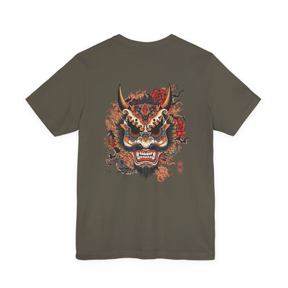 The Bold Oni Mask Streetwear T-Shirt