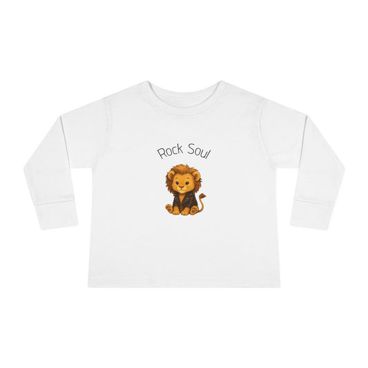 Magliette Rock Soul per bambini - Leone - Animali dolci con un ritmo ribelle