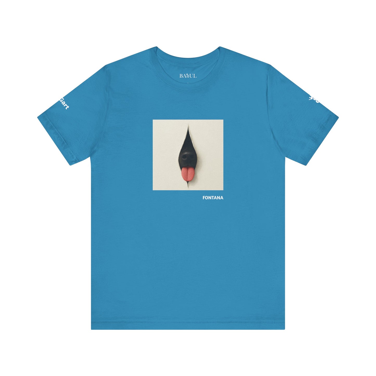 T-Shirt unisex  DOGART - FONTANA - Un dipinto iconico rivisitato con i cani