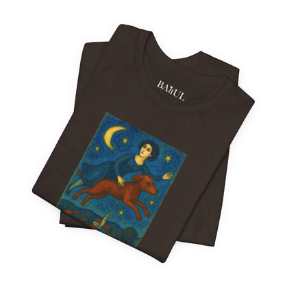 T-Shirt unisex  DOGART - MARC CHAGALL - Un dipinto iconico rivisitato con i cani