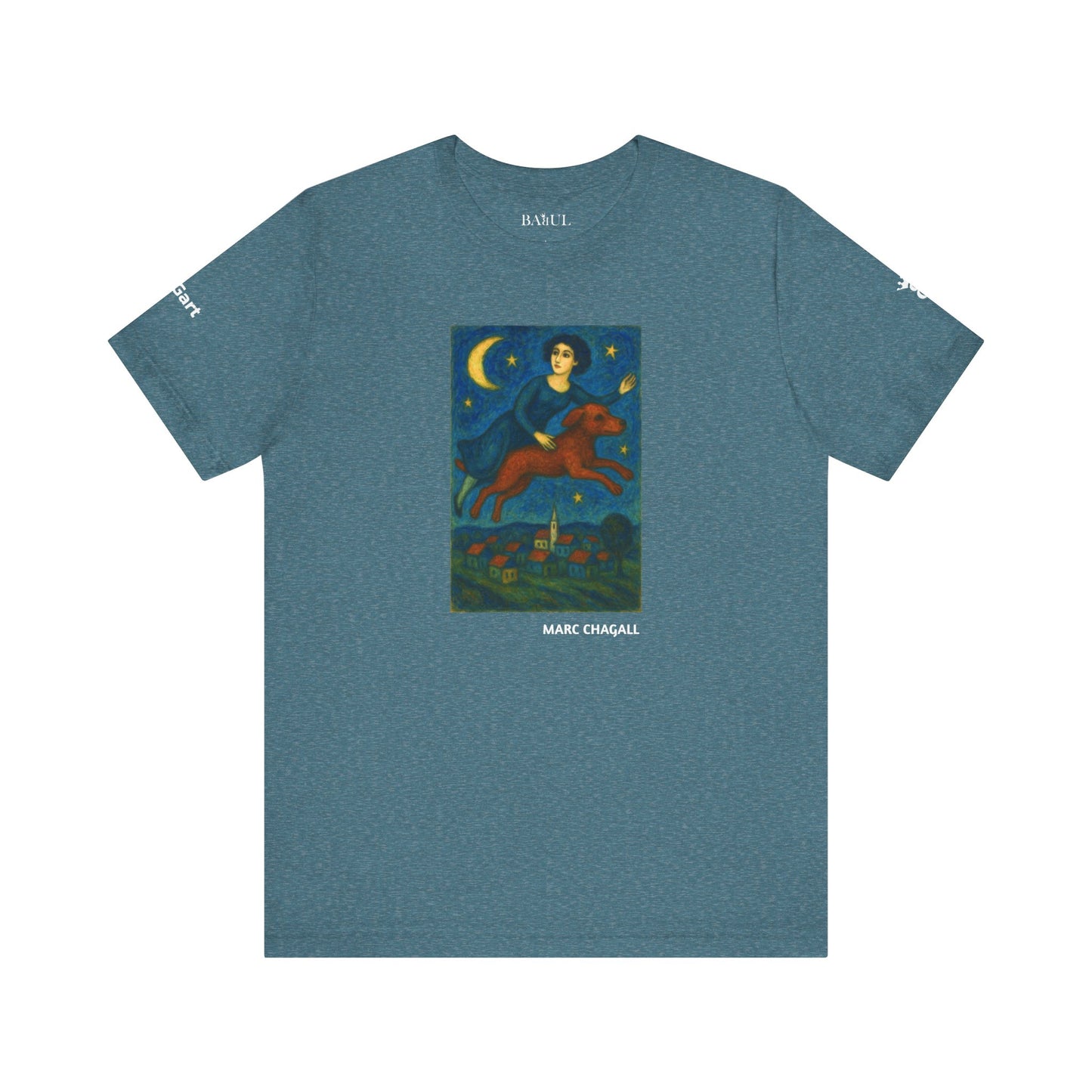 T-Shirt unisex  DOGART - MARC CHAGALL - Un dipinto iconico rivisitato con i cani