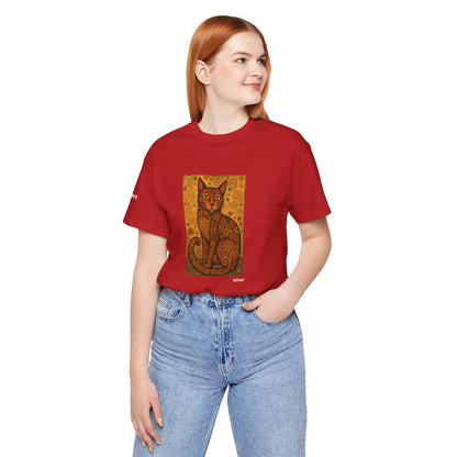 T-shirt unisex CATART - KLIMT - Arte classica, reinterpretata dai gatti.