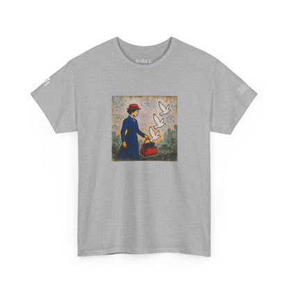 T-shirt Ribelle – Maglietta Unisex in Cotone Pesante per Spiriti Liberi.
