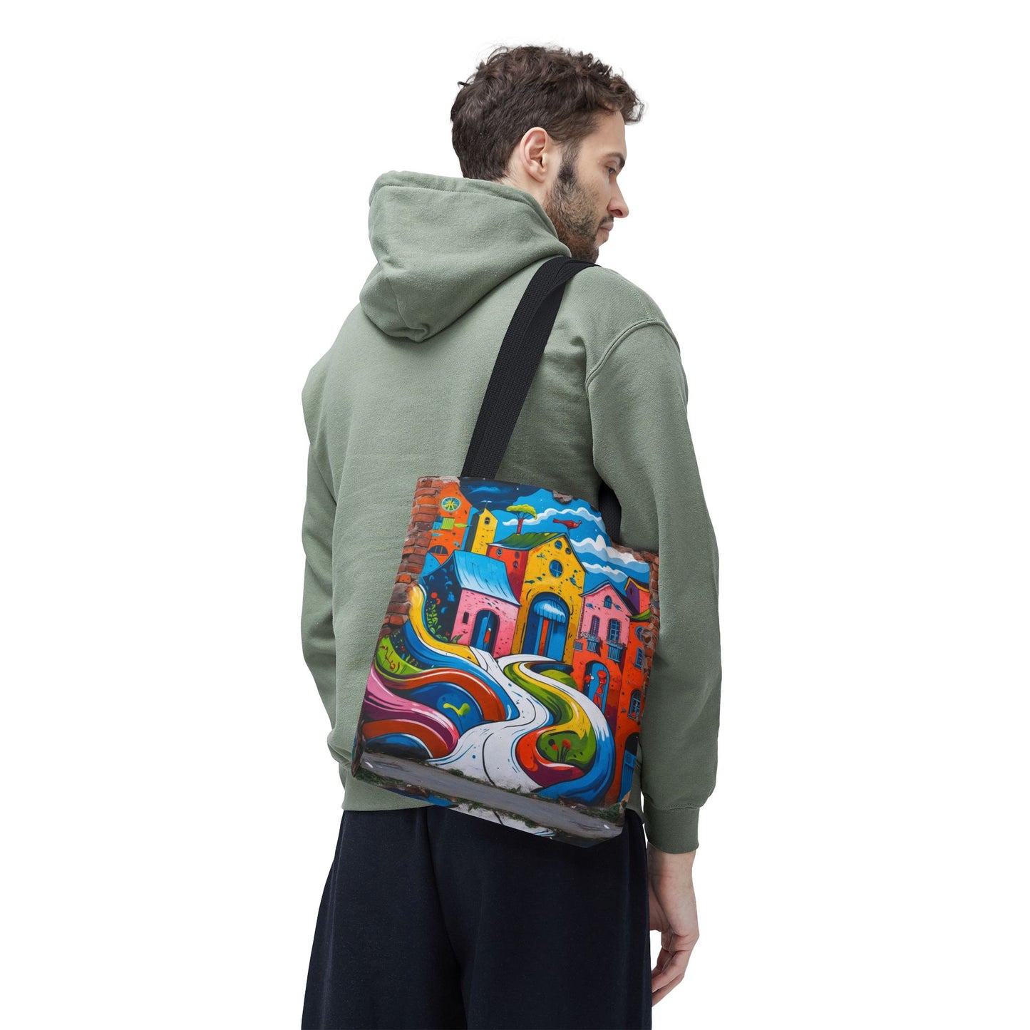 Artistic Surge - Eco-Friendly Canvas Tote Bag - HOUSES