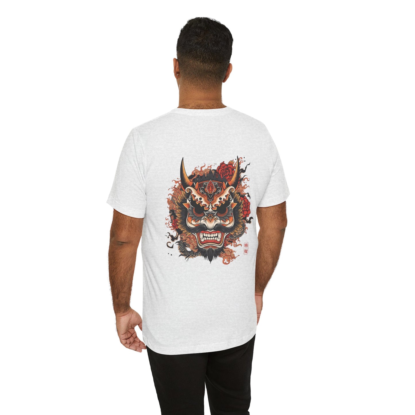 The Bold Oni Mask Streetwear T-Shirt