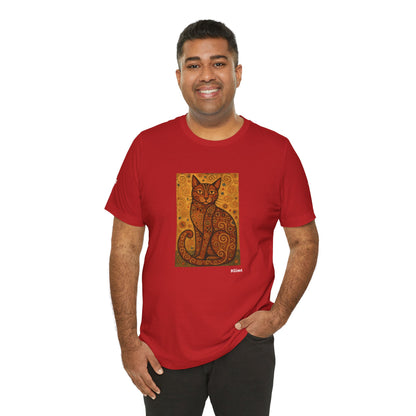T-shirt unisex CATART - KLIMT - Arte classica, reinterpretata dai gatti.