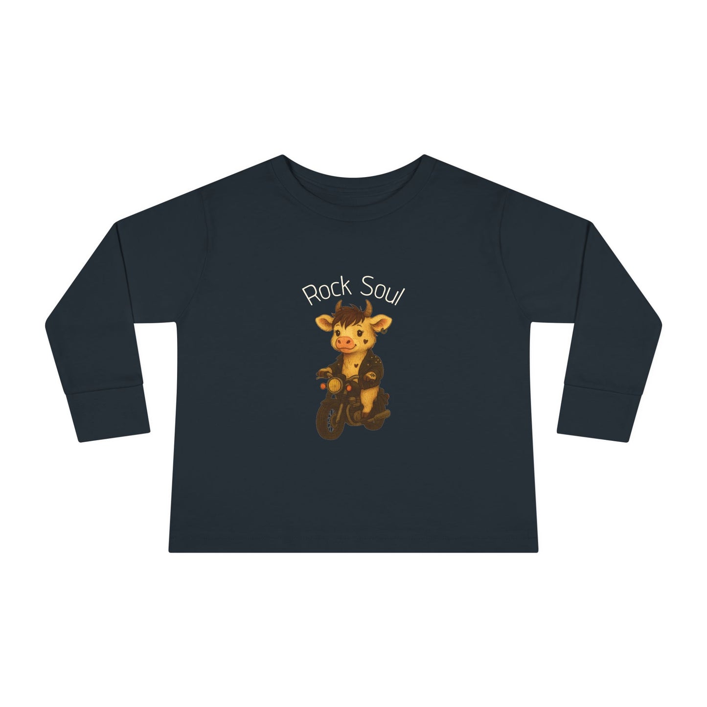 Magliette Rock Soul per bambini - Mucca - Animali dolci con un ritmo ribelle