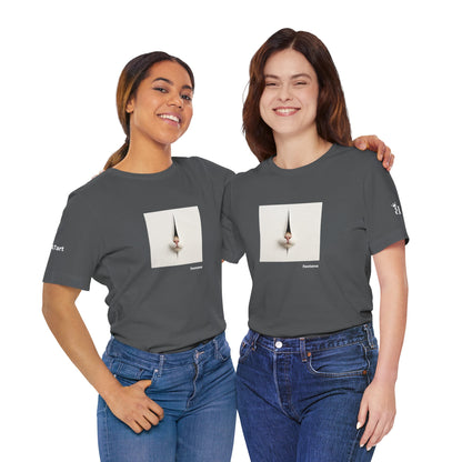 T-shirt unisex CATART - FONTANA - Un dipinto iconico rivisitato con i gatti