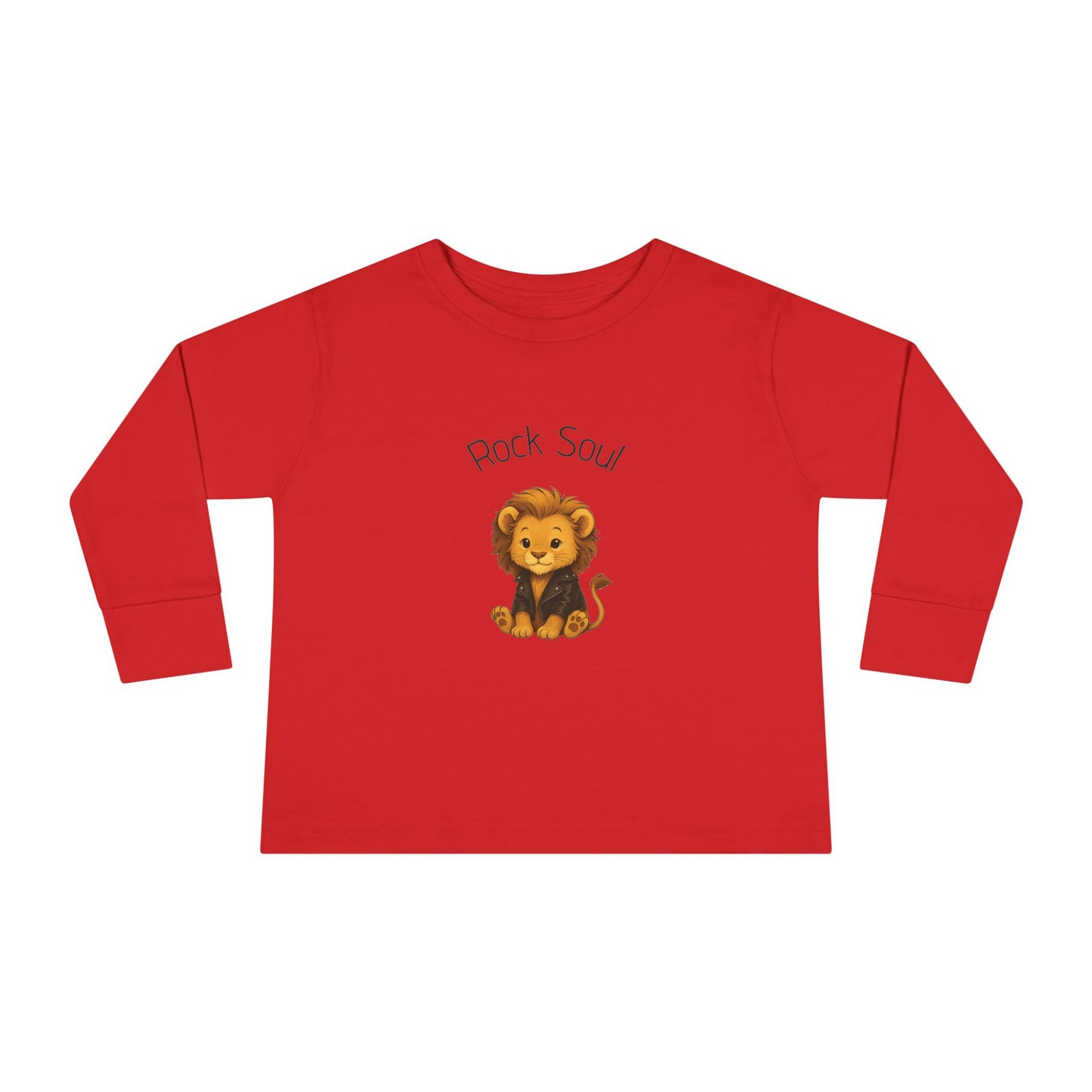 Magliette Rock Soul per bambini - Leone - Animali dolci con un ritmo ribelle
