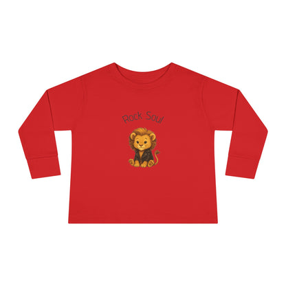Magliette Rock Soul per bambini - Leone - Animali dolci con un ritmo ribelle