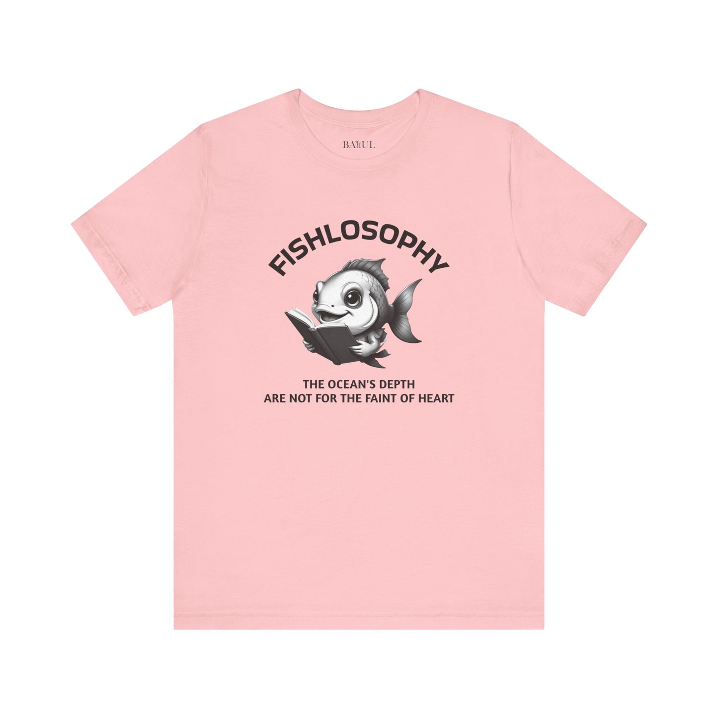 Fishlosophy Unisex Jersey Maglietta a maniche corte – Vedi la vastità anche in piccoli spazi.
