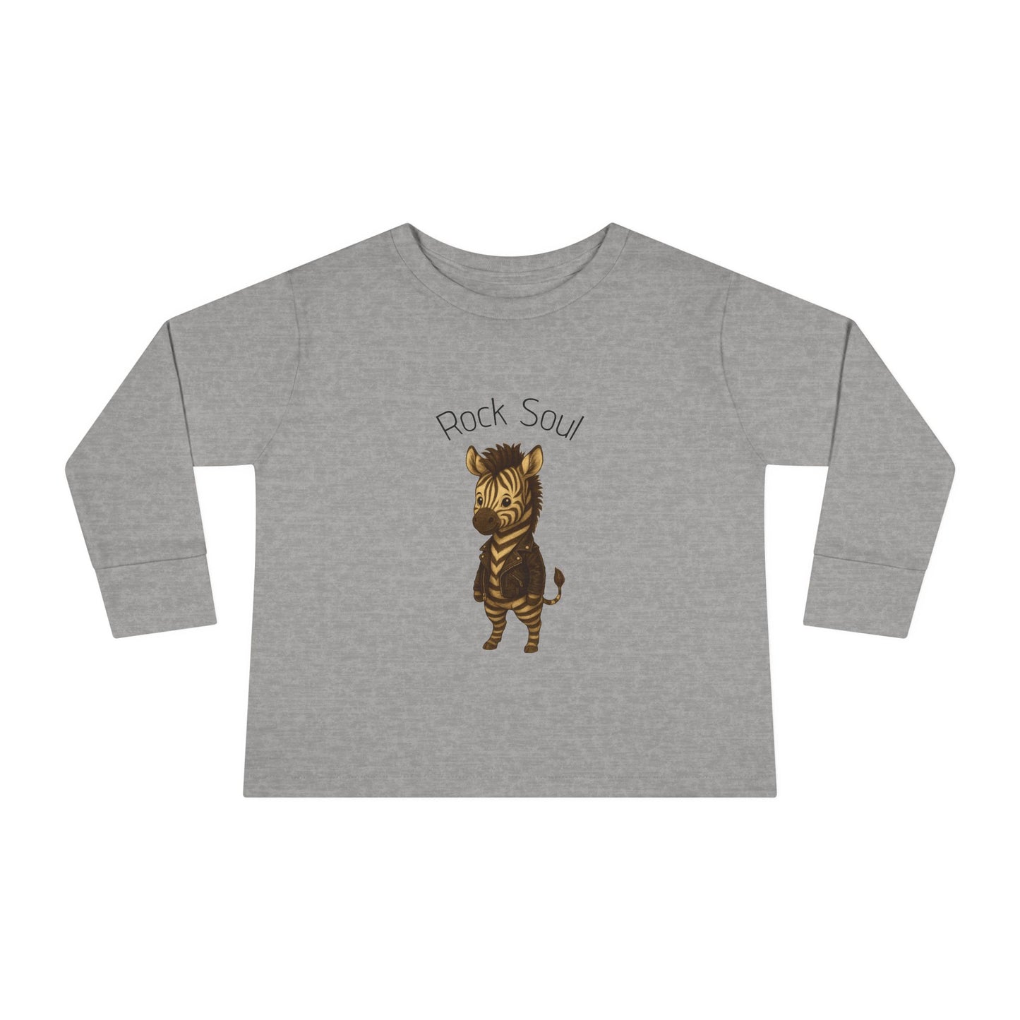 Magliette Rock Soul per bambini - Zebra - Animali dolci con un ritmo ribelle