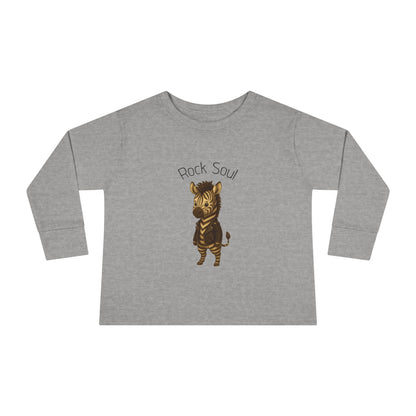 Magliette Rock Soul per bambini - Zebra - Animali dolci con un ritmo ribelle