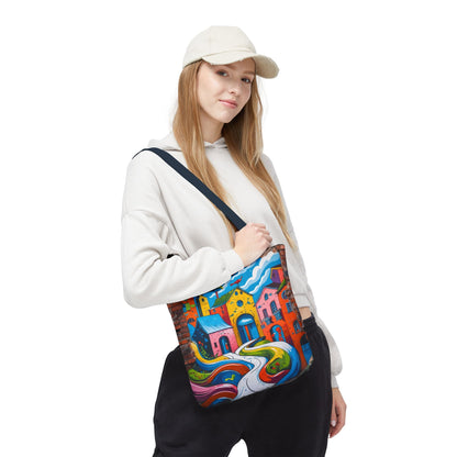 Artistic Surge - Eco-Friendly Canvas Tote Bag - HOUSES