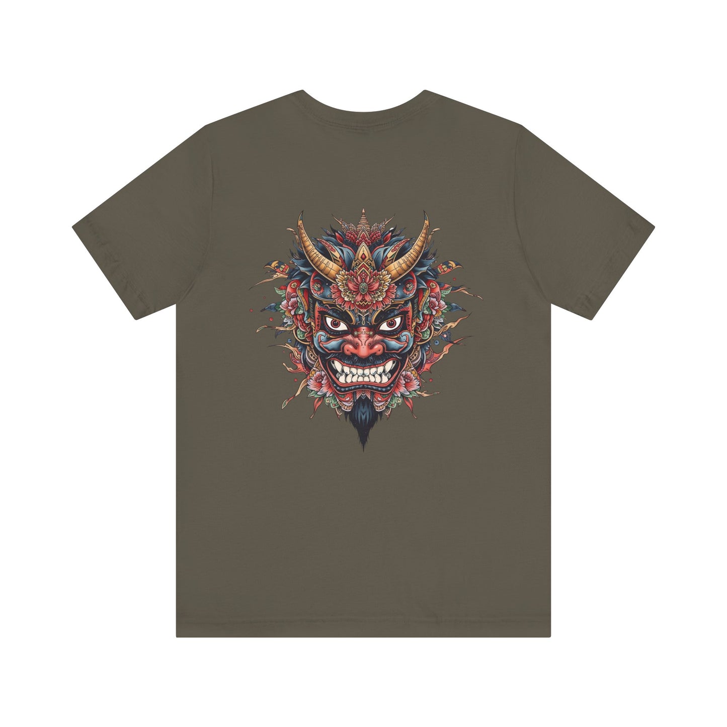 The Bold Oni Mask Streetwear T-Shirt