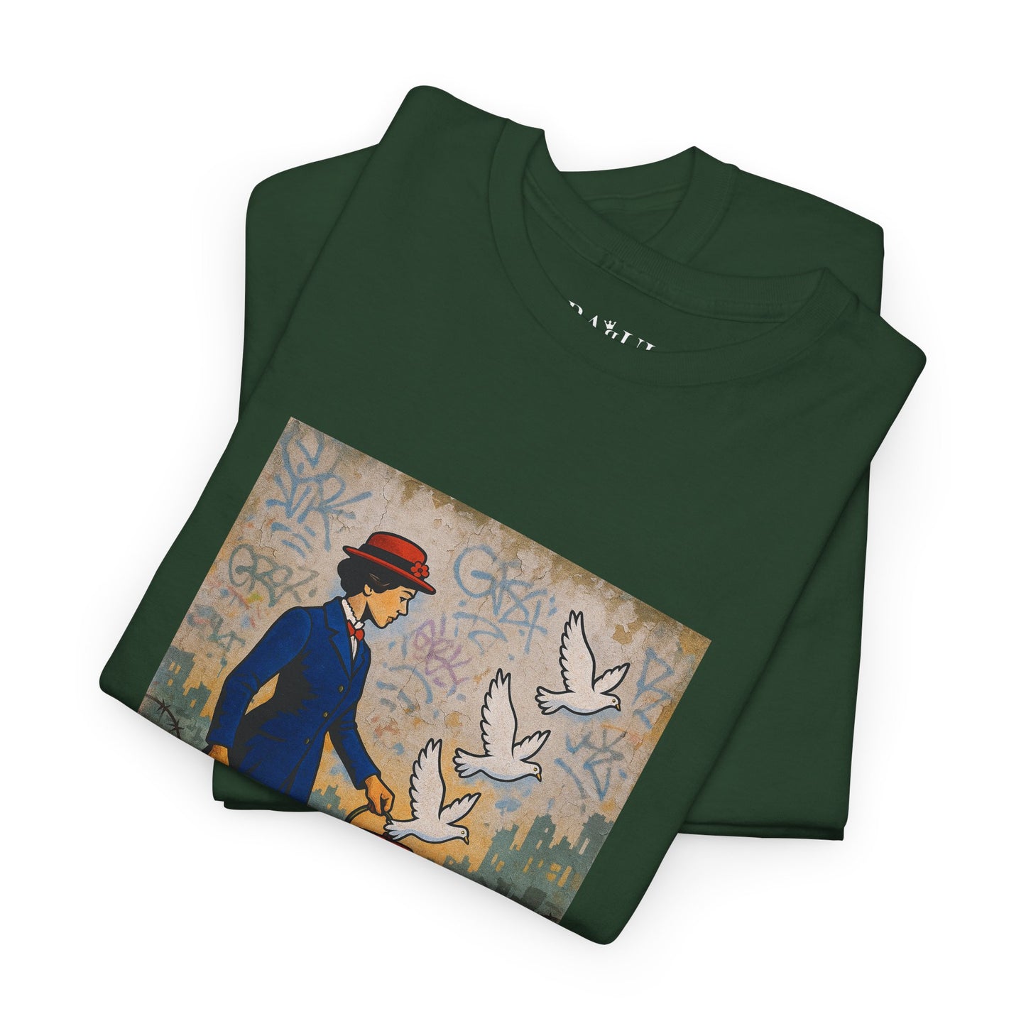 T-shirt Ribelle – Maglietta Unisex in Cotone Pesante per Spiriti Liberi.