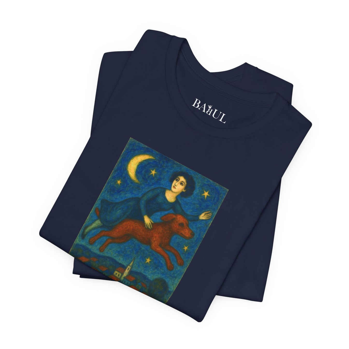 T-Shirt unisex  DOGART - MARC CHAGALL - Un dipinto iconico rivisitato con i cani