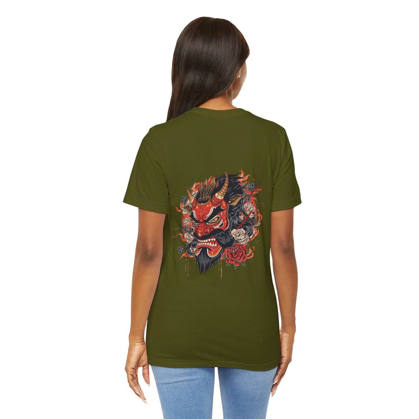 The Bold Oni Mask Streetwear T-Shirt