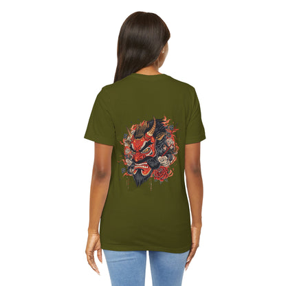 The Bold Oni Mask Streetwear T-Shirt
