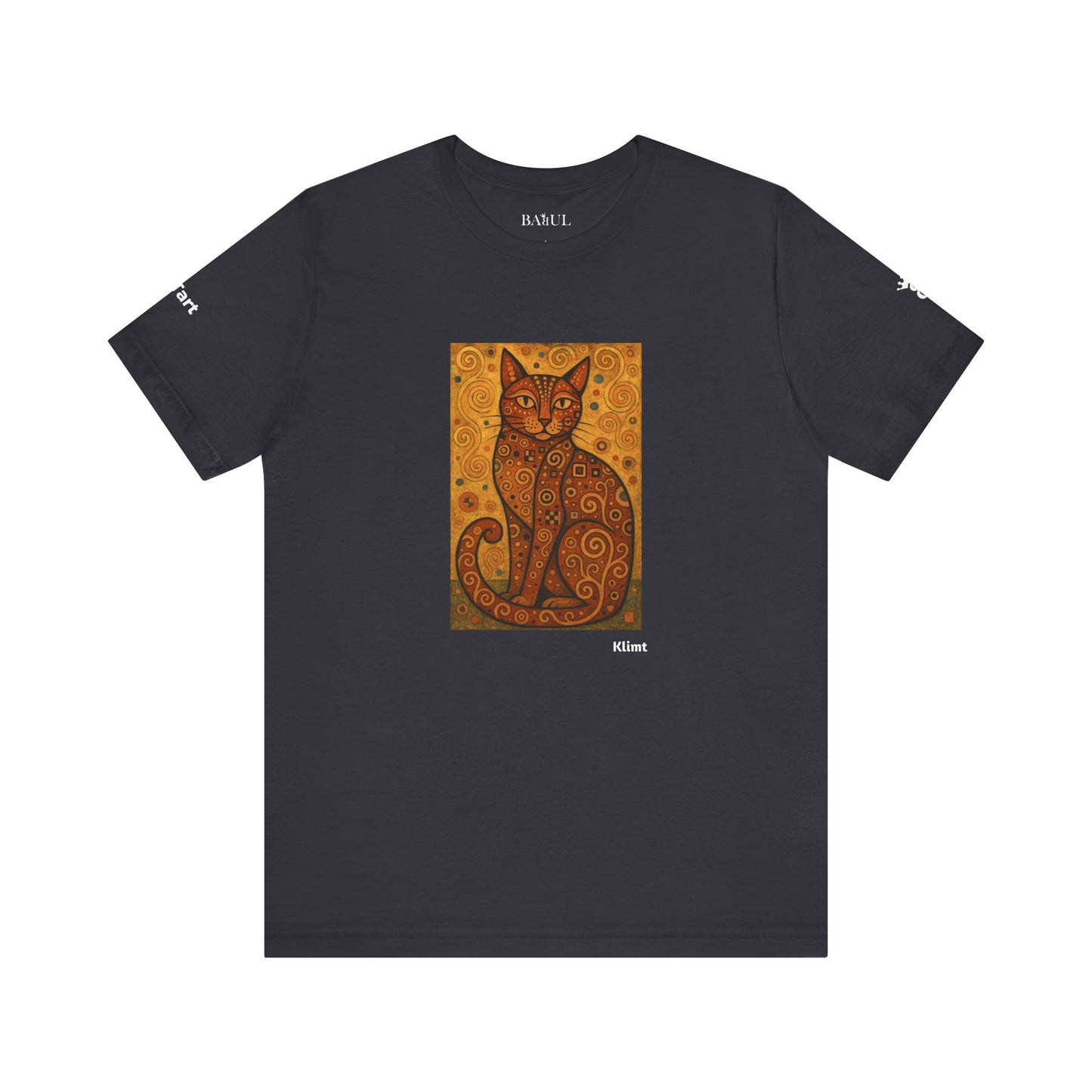 T-shirt unisex CATART - KLIMT - Arte classica, reinterpretata dai gatti.