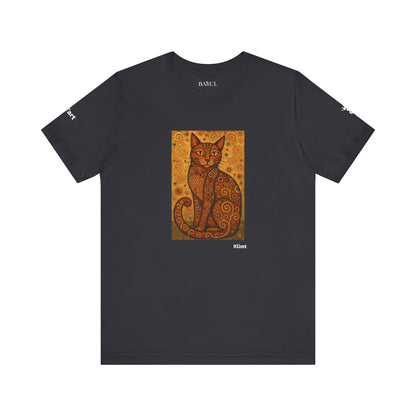 T-shirt unisex CATART - KLIMT - Arte classica, reinterpretata dai gatti.