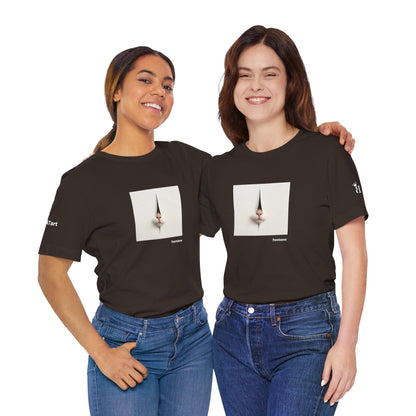 T-shirt unisex CATART - FONTANA - Un dipinto iconico rivisitato con i gatti