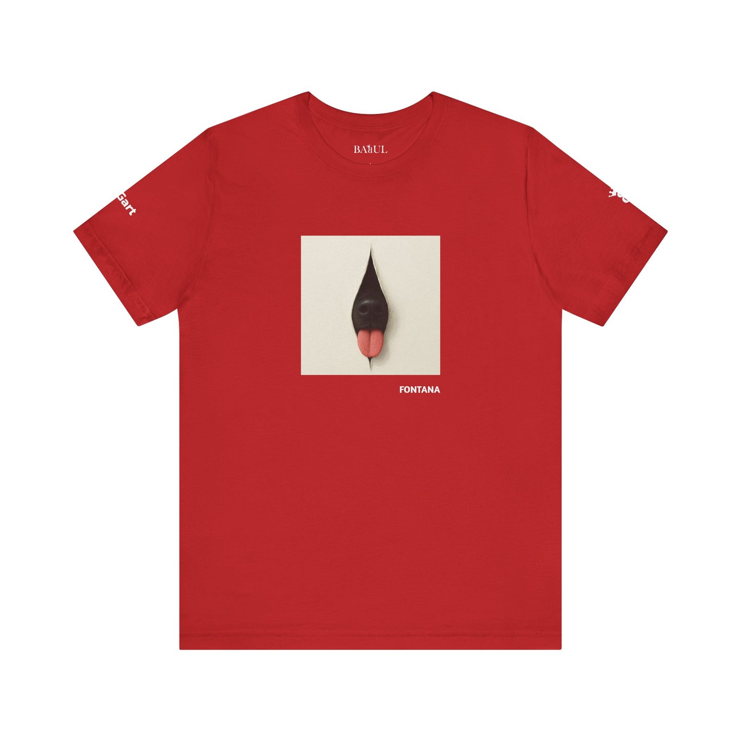 T-Shirt unisex  DOGART - FONTANA - Un dipinto iconico rivisitato con i cani