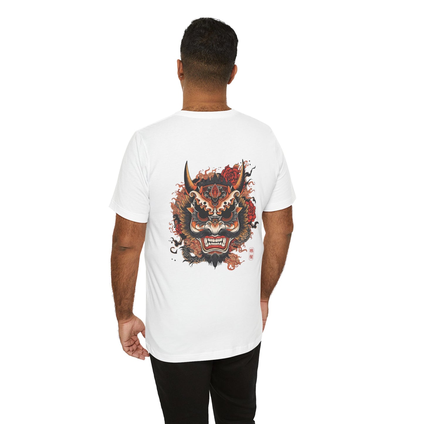 The Bold Oni Mask Streetwear T-Shirt
