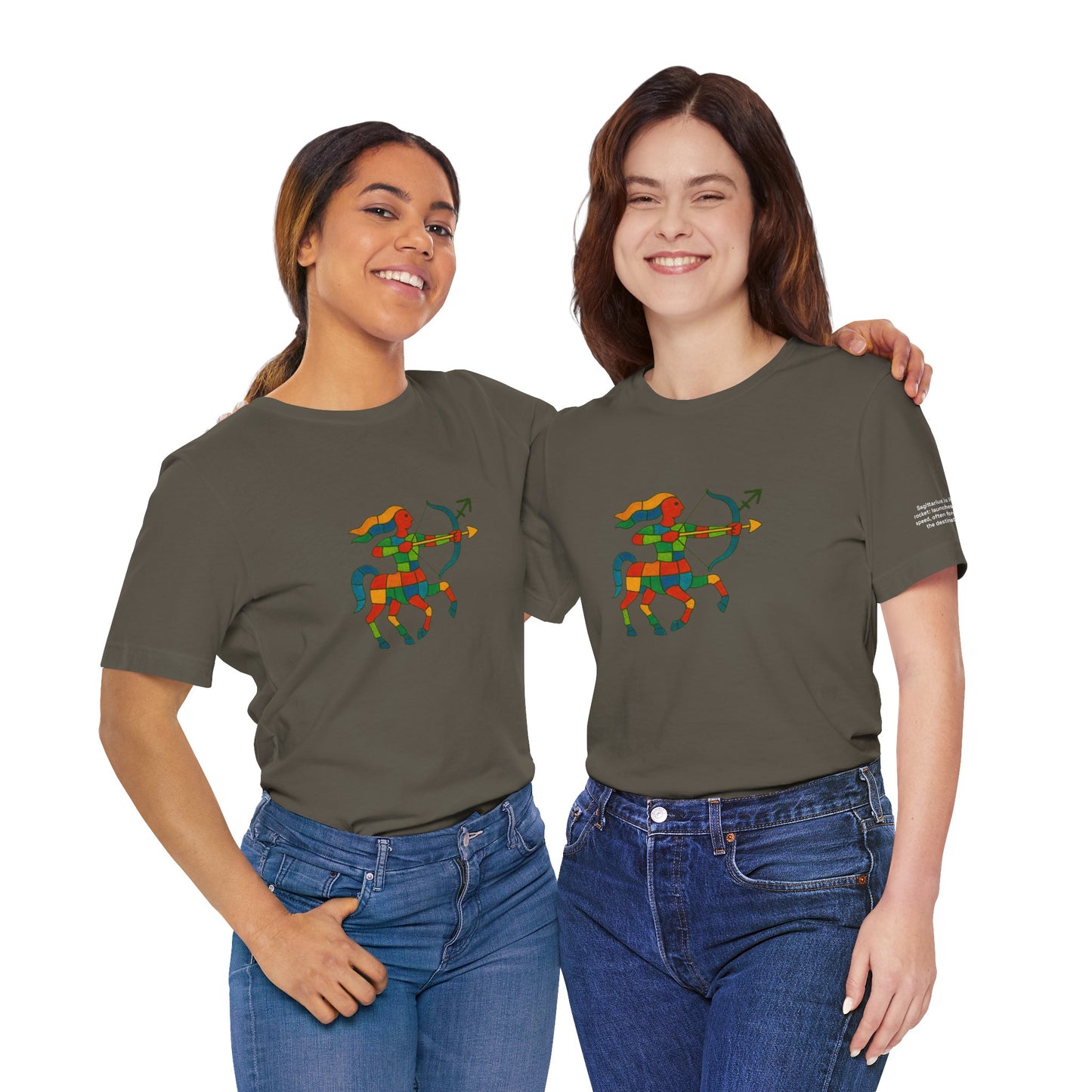 SAGITTARIUS - T-shirt, The Zodiac in Colors